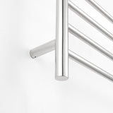 Radiant Polished 1300 x 750mm Round Heated Towel Rail (Right Wiring) RTR09RIGHT