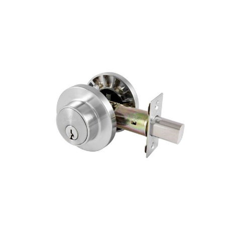 Gainsborough TradePro Cass Double Cylinder Deadbolt (Keyed Alike) Satin Chrome 1450PROCASSCK