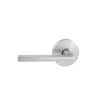 Gainsborough QuickFix Alba Passage Lever Set with Latch Satin Chrome 700ALBLRBSCWL