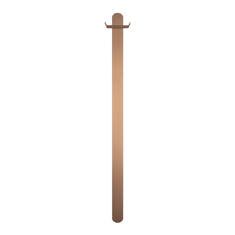 Radiant Vertical Flat Bar Towel Rail 50x930mm Sunset Bronze SB-FVTR-930