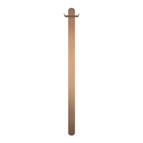 Radiant Vertical Flat Bar Towel Rail 50x930mm Sunset Bronze SB-FVTR-930