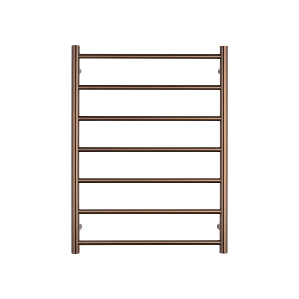 Radiant Round Heated Towel Rail 600x800mm Right Sunset Bronze SB-RTR01RIGHT