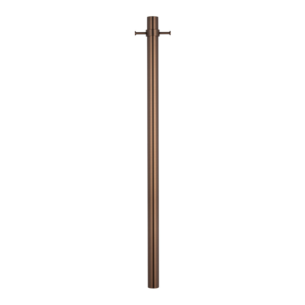 Radiant Vertical Single Heated Towel Bar 40x950mm Sunset Bronze SB-VTR-950