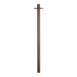 Radiant Vertical Single Heated Towel Bar 40x950mm Sunset Bronze SB-VTR-950