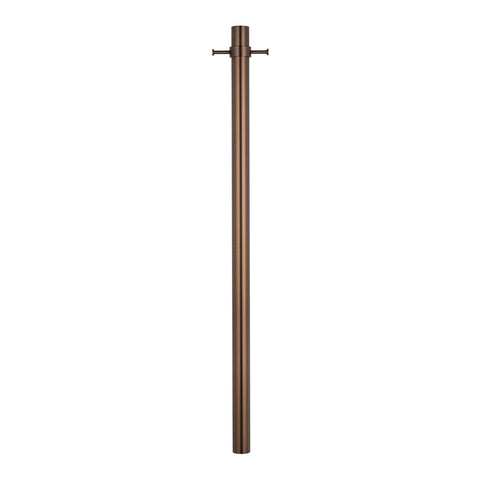 Radiant Vertical Single Heated Towel Bar 40x950mm Sunset Bronze SB-VTR-950