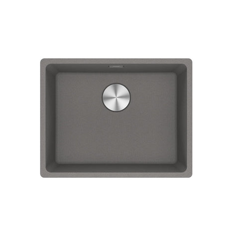 Franke Maris Single Bowl 520mm Stone Grey Flushmount (Inc DT651) MRG210-52SG-FPC