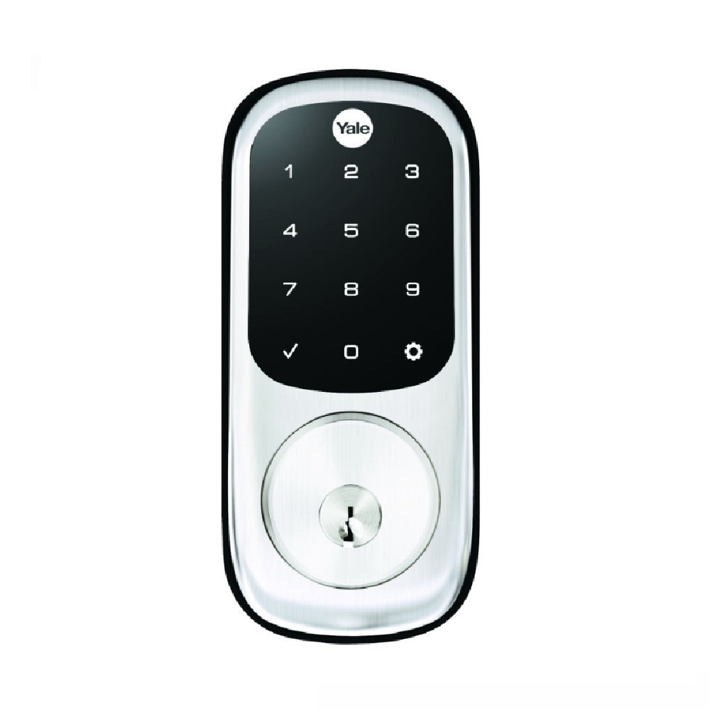 Lockwood Yale Assure Keyed Satin Chrome with Yale Home Apple HK YRD226HKSC