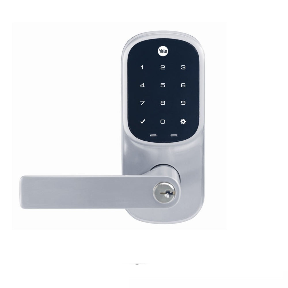 Lockwood Yale Assure Keyed Lever Satin Chrome with Yale Home Module YRL226HKSC
