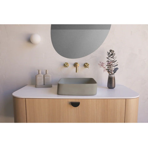 Nood Co Cast Basin - Surface Mount (Sky Grey) CA1-1-0-SK