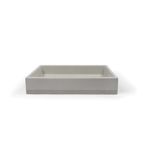 Nood Co Box Basin Two Tone - Surface Mount (Sky Grey) BX2-1-0-SK