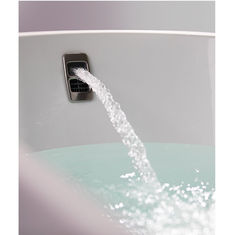 192586c01 Seima Plati 130 Freestanding Bath 1700mm White Gloss with Smartfill Br
