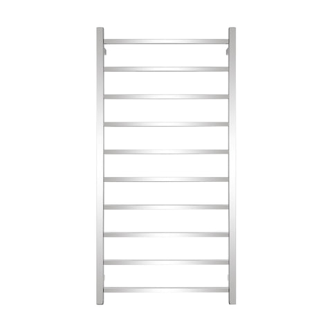 Radiant Polished 600 x 1200mm Square Heated Towel Rail (Right Wiring) STR02RIGHT