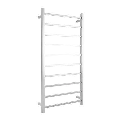 Radiant Polished 600 x 1200mm Square Heated Towel Rail (Right Wiring) STR02RIGHT