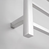 Radiant Polished 600 x 1200mm Square Heated Towel Rail (Right Wiring) STR02RIGHT