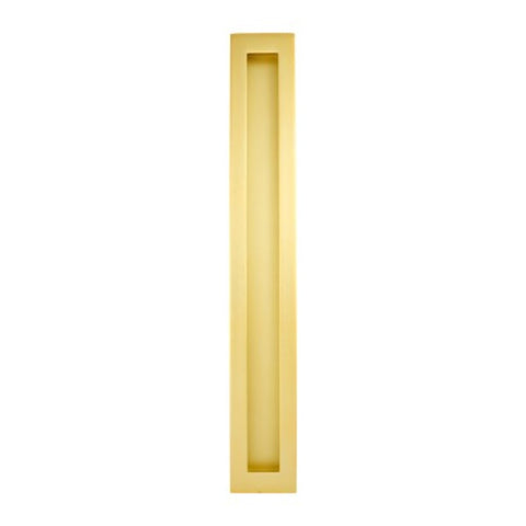 Gainsborough Flush Pull Rectangular 350mm Satin Brass 730FP350SB