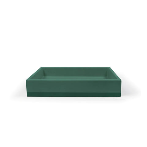 Nood Co Box Basin Two Tone - Surface Mount (Teal) BX2-1-0-TE