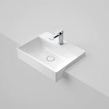 Caroma Urbane II Semi Recessed Basin (1 Tap Hole) 500mm White 878910W