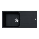 Franke Sink Urban Single Bowl with Drainer Matte Black UBG611-100MB