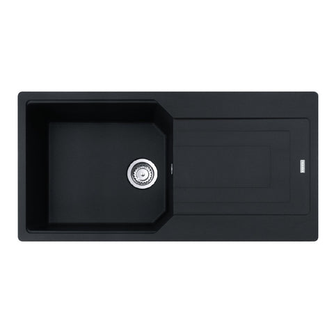 Franke Sink Urban Single Bowl with Drainer Matte Black UBG611-100MB