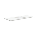 Fienza Sarah Roman Sand Undermount Vanity Top 1200mm (1 Taphole) Silica Free White SA1200-SF