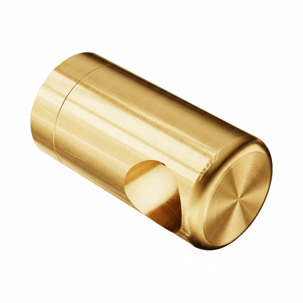 Nero Mecca Care Make Your Own 25mm Grab Rail End Bracket  Brushed Gold NR5390420BG