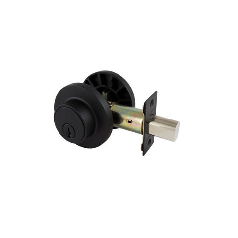 Gainsborough TradePro Cass Double Cylinder Deadbolt Matte Black 1450PROCASMB