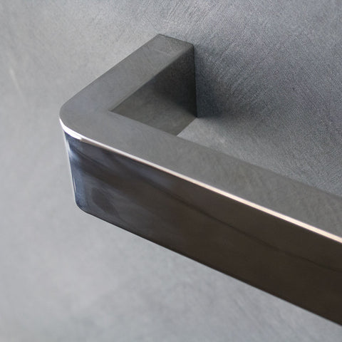 Radiant Square Single Bar Towel Rail 800mm Mirror Polished NH-VAIL-800