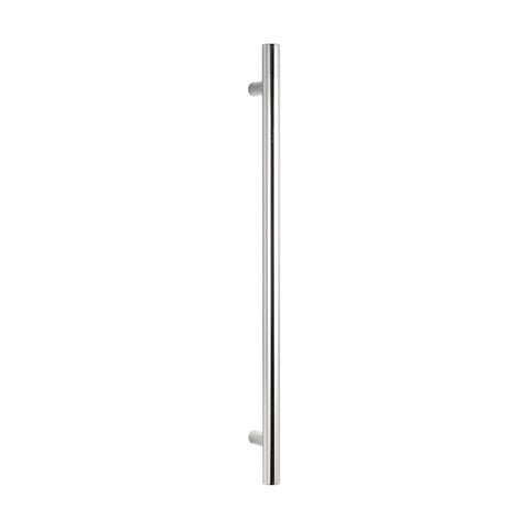 Radiant Non Heated Round Single Bar Towel Rail Vertical 950mm Mirror Polished NH-VTR-950