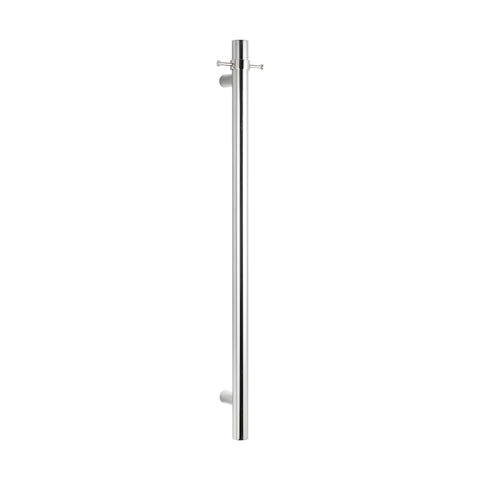 Radiant Non Heated Round Single Bar Towel Rail Vertical 950mm Mirror Polished NH-VTR-950