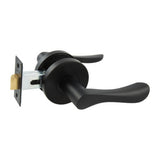 Gainsborough Florence Lever Passage Set Matte Black 105FLOMB
