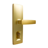 Gainsborough Trilock Urban Aurora Double Cylinder Entrance Lever Set Satin Brass 8951AURSB