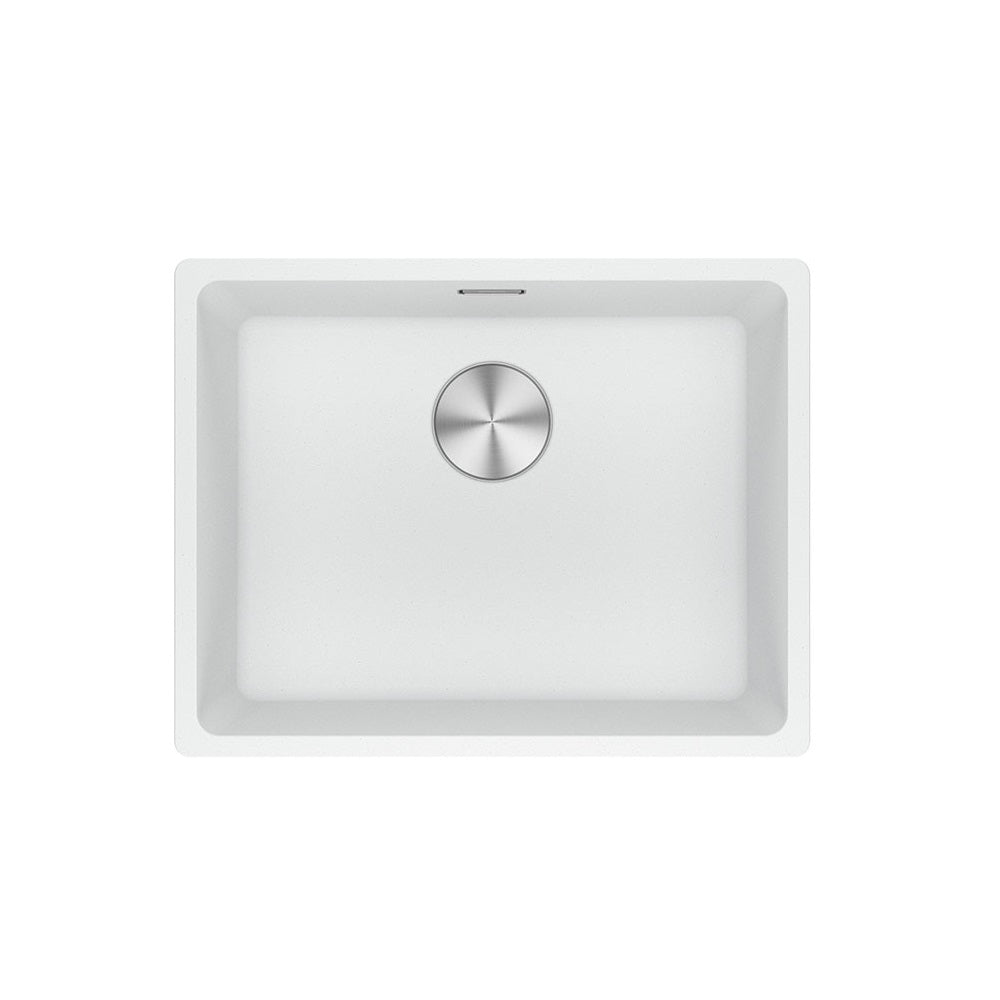 Franke Maris Single Bowl 520mm Polar White Flushmount (Inc DT651) MRG210-52PW-FPC