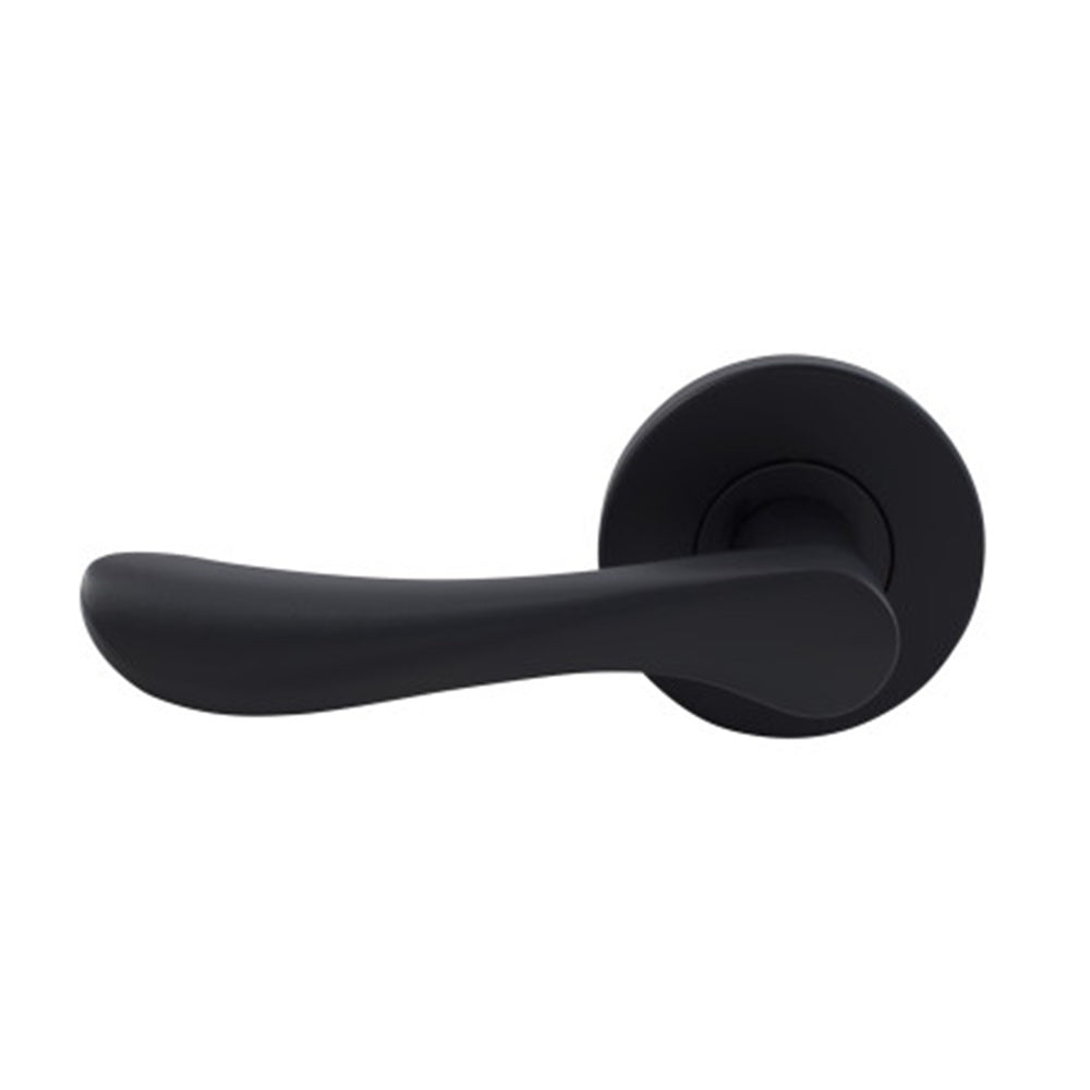 Gainsborough Florence Lever Passage Set Matte Black 105FLOMB