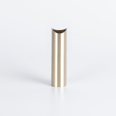 Radiant Round Tube Leg 90mm Warm Brushed Nickel WBN-LR90