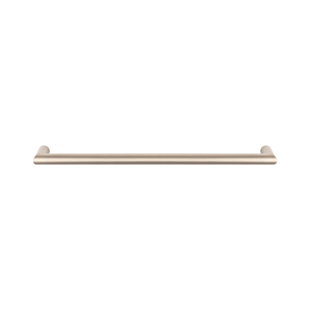 Radiant Round Single Bar Towel Rail 650mm Warm Brushed Nickel WBN-SBRTR-650