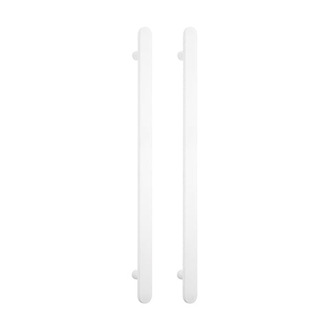 Radiant Vertical Flat Bar Towel Rail 50x930mm Matte White WH-FVTR-930
