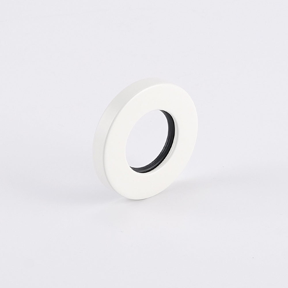 Radiant Vertical Towel Rail Cover Plate (Suits Round & Flat) Matte White WH-VTR-CP