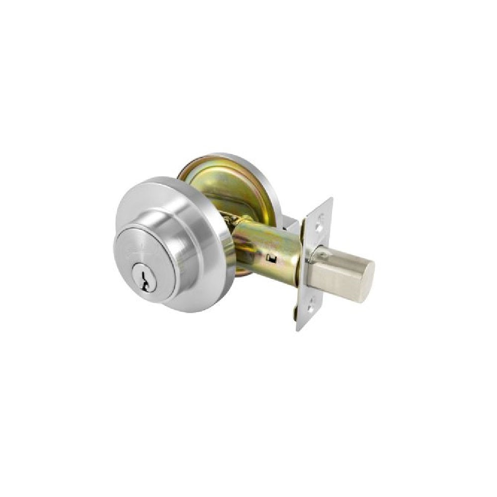 Gainsborough TradePro Cass Single Cylinder Deadbolt (Keyed Alike) Satin Chrome 1445PROCASSCK