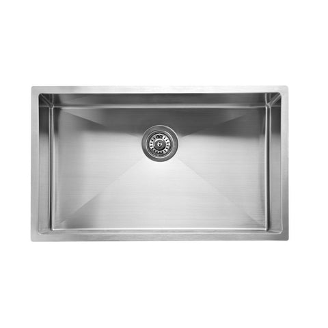 P&P Eden Sink 760mm Single Bowl Above/ Undermount Stainless Steel PS720R