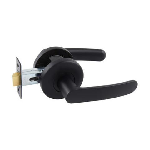 Gainsborough Contour Passage 65mm Smooth Round Matte Black 1905CONAMB