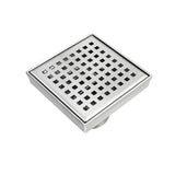 Radiant Floor Waste 700mm w/ Pattern Cover w/ 90mm Outlet Brushed Satin 316-RPS-100-90