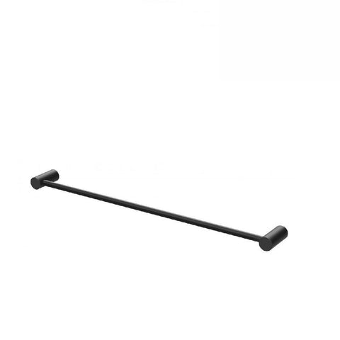 Phoenix Vivid Slimline Single Towel Rail 600mm Matte Black (4129891418172)