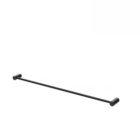 Phoenix Vivid Slimline Single Towel Rail 800mm Matte Black (4129891516476)