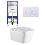 Geberit Toilet Package, Oliveri Munich Wall Hung Pan, Sigma 8 Inwall Cistern Frame with Sigma 20 Flush Plate Matt White (4675266969660)