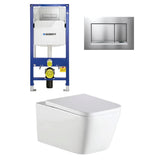 Geberit Toilet Package, Oliveri Munich Wall Hung Pan, Sigma 8 Inwall Cistern Frame with Sigma 30 Flush Plate Matt Chrome (4675266773052)