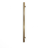 Radiant Vertical Single Heated Towel Bar 40mm X 950mm Gloss Bronze (Top or Botton Wiring) GB-VTR-950