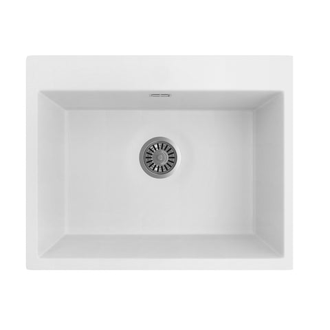 Seima Oros White Sink 620 x 500mm Bowl (Abovemount or Undermount) No Taphole 191986