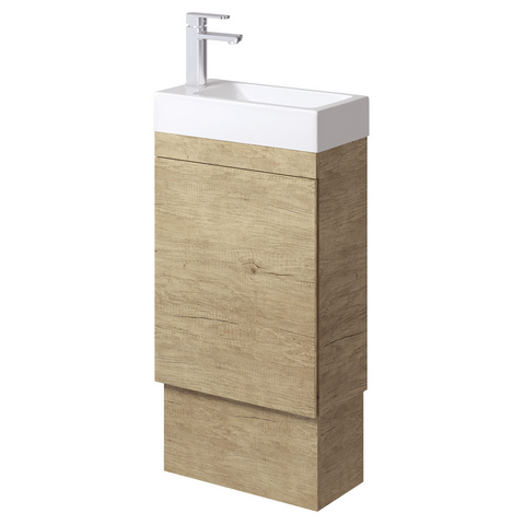 Fienza Edge 450mm Scandi Oak Vanity Kickboard With Overflow 45RSK-OF