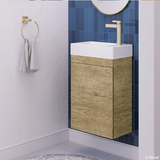 Fienza Edge Scandi Oak Wall Hung 450mm Vanity No Overflow 45RS