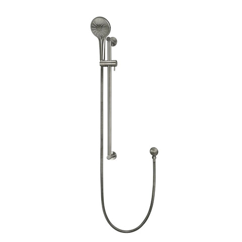 Meir Round Hand Shower on Rail Column Shadow MZ0402-PVDGM